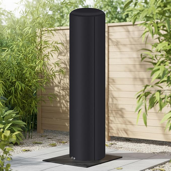 Solar Shower Cover, Windproof Outdoor Protector, 86.61×25.98 Inches Garden - Image 4