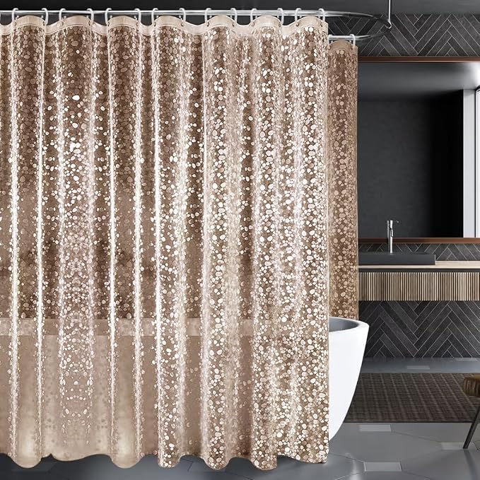 zokyer Clawfoot Tub Shower Curtain Wrap Around Round 180x70 Inch Clear Bathtub by Zokyer