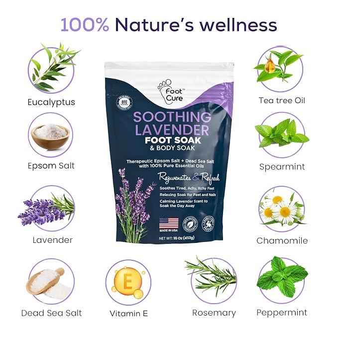 FOOT CURE Soothing Lavender Foot Soak - Image 5