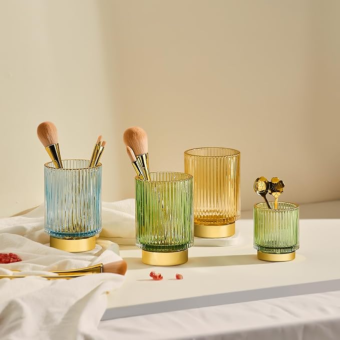 Makeup Brush Holder Organizer, Toothbrush Holders, Desk Pen Pencil Holder - Image 5