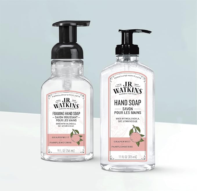 J.R. Watkins Gel Hand Soap, 3 Pack of 11 Fl Oz, Grapefruit - Image 3