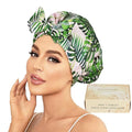 Shower Cap Luxury Shower Caps for Women Reusable Waterproof Hair Cap for Shower by Luvruitaky