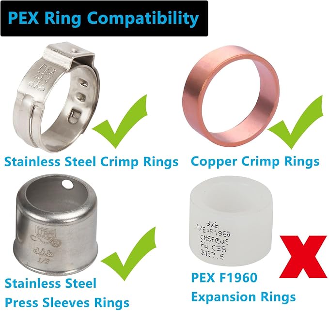 Lidertik 3/4 PEX to 1/2 NPT Male Fittings Adapter, 3/4" PEX F1807 to 1/2" NPT - Image 5