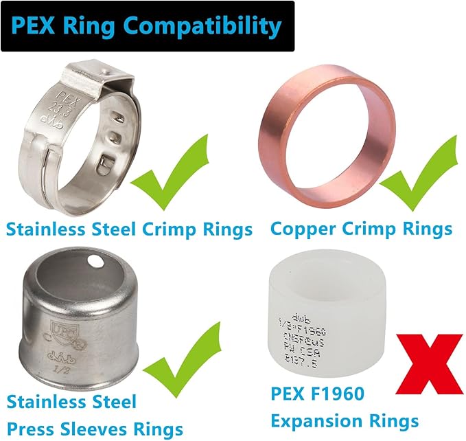 Lidertik PEX Fittings 1/2 Inch Male NPT Adapter, 1/2" PEX F1807 to 1/2" NPT - Image 5