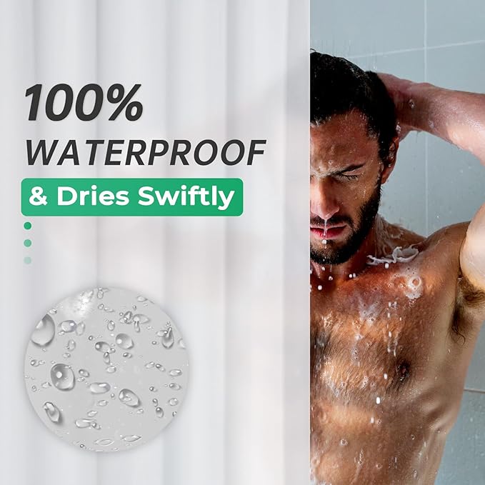 AmazerBath Extra Long, 8G Heavy Duty Plastic, 96 Length, Weighted Tall 72 x 96 - Image 4