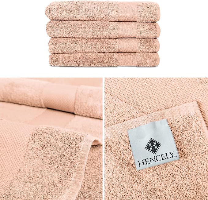 Hencely Premium Bath Towel Set of 4-28x58 Inches - Image 3