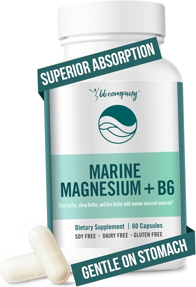 Ocean Magnesium 200mg Aquamin | More Soluble Than Magnesium Glycinate | Whole by BBCompany