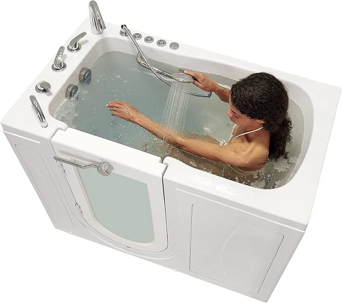 Ella Monaco 32"x52" Acrylic Air and Hydro Massage Walk-In Bathtub - Image 7
