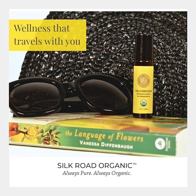 Silk Road Organic Helichrysum Italicum Essential Oil Roll On, 100% Pure USDA - Image 6