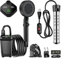 Portable Shower with Heater, Long-Lasting 6000mAh Rechargeable Camping Shower by HeiPen
