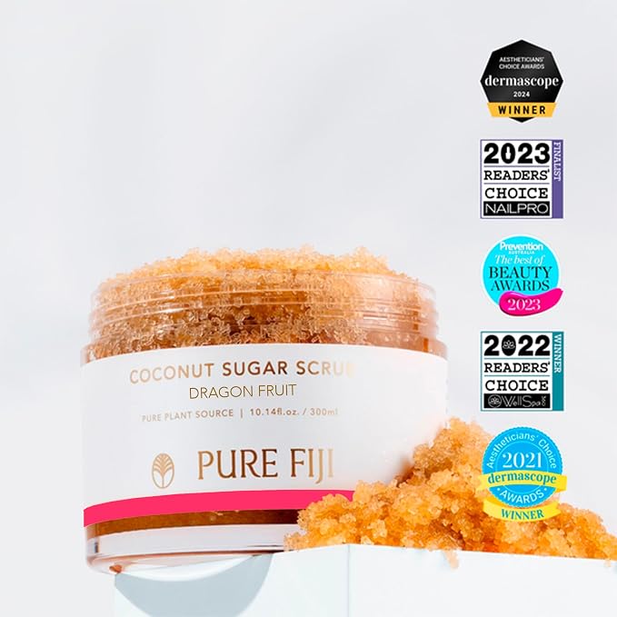 Pure Fiji Coconut Sugar Body Scrub, Dragon Fruit - Image 7