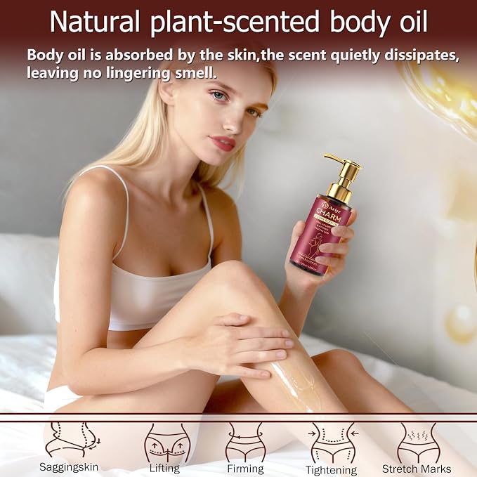 Body Firming Oil Luxury Glow Remedy, After Shower Body Oils - Image 3