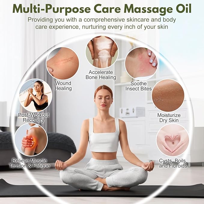 Organic Poke Root Castor Oil – 1 Fl Oz Natural Lymphatic Support Massage Oil - Image 3