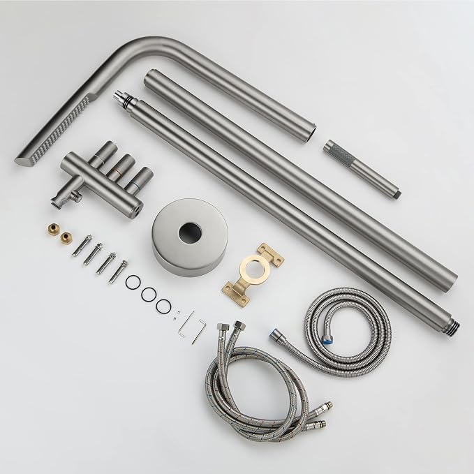 RBROHANT Outdoor Shower Brass Outside Shower Kit - Image 6