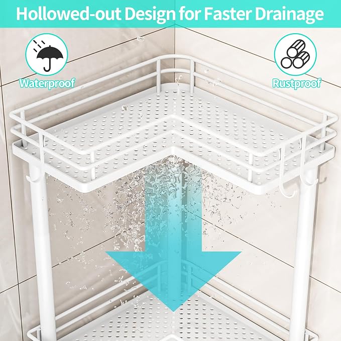 HapiRm Corner Shower Caddy Standing - Image 3