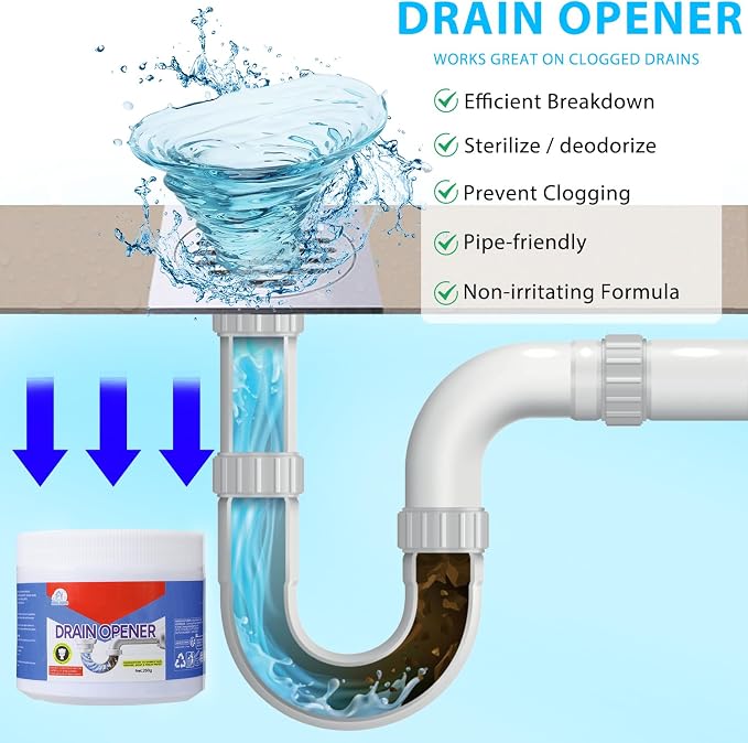 BELL BIRDCrystal Lye Drain Opener, Drain Opener, Pipeline Dredging Agent - Image 7