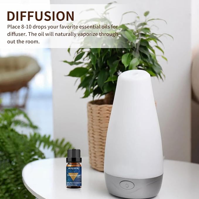 BURIBURI Sandalwood Essential Oil and Frankincense Essential Oil - Image 4