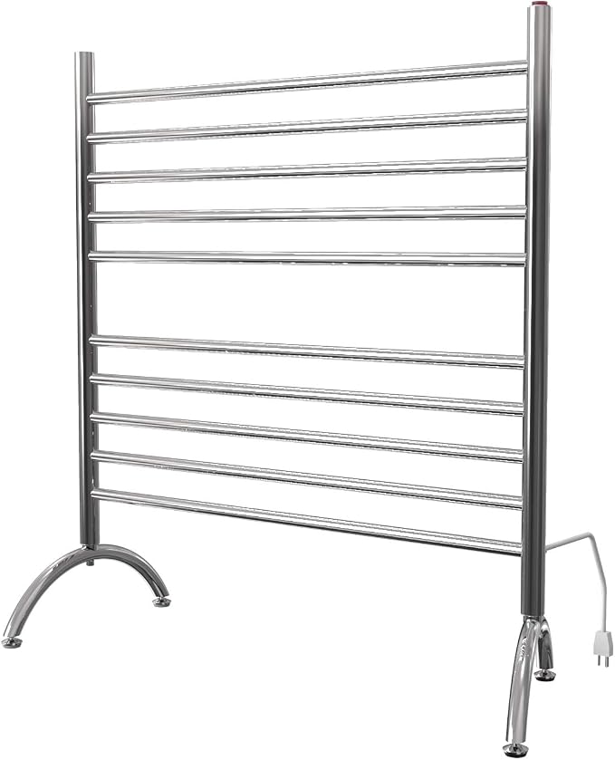 Amba SAFSP-33 Solo 33" Freestanding 10 Bar Towel Warmer in Polished by Amba