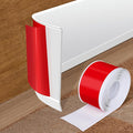 Vinyl Baseboard Molding Trim 4 Inch x 40 Feet Peel and Stick Baseboard Trim by Kikerike