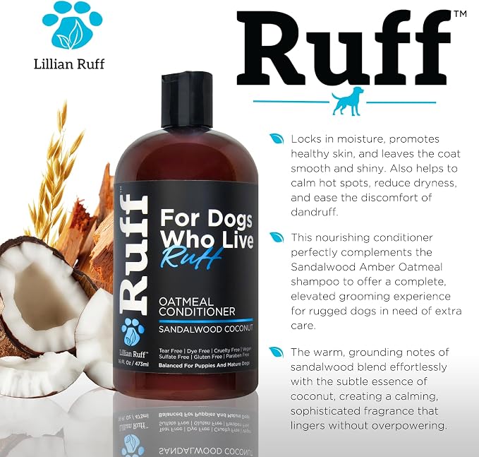 Ruff by Lillian Ruff Sandalwood Coconut Oatmeal Conditioner - Image 3