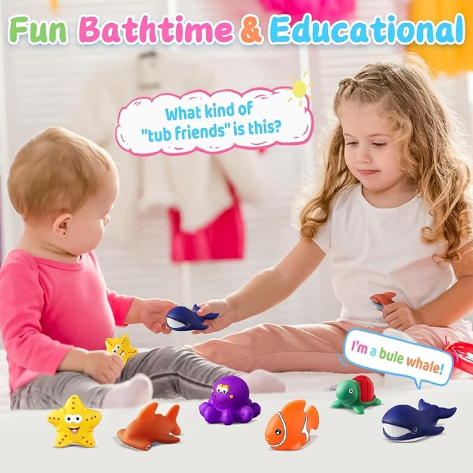 Toddler Stocking Stuffers Color Changing No Hole Bath Toys - Image 6