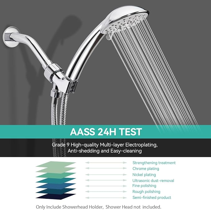 Adjustable Handheld Shower Head Holder, Universal Shower Hose and Shower Arm - Image 5