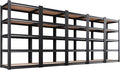 AOAORRG Set of 5 Garage Shelving Heavy Duty Storage Shelves, 5-Tier Metal by Unknown