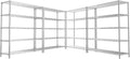 Storage Shelves Heavy Duty, 5-Tier Adjustable Metal Industrial Utility Shelf by ROOMTEC