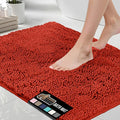 GORILLA GRIP Bath Rug Mat 60x24, Thick Soft Absorbent Chenille, Quick Dry by GorillaGrip
