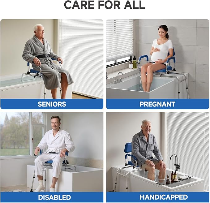 Sliding Shower Chair Tub Transfer Bench - Image 7