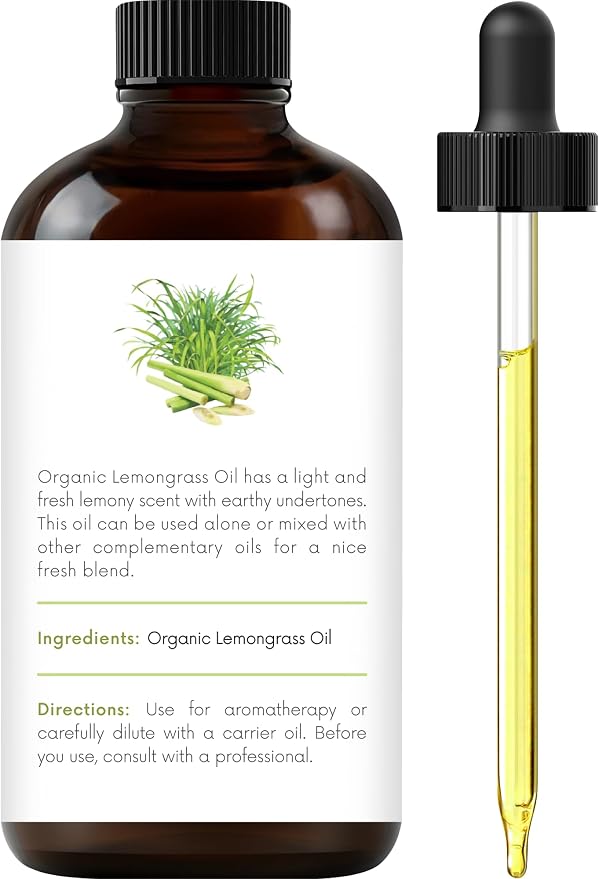 Handcraft Blends Organic Lemongrass Essential Oil – 1 Fl Oz – 100% Pure and - Image 2