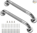 Shower Grab Bar, 2 Pack 12 Inch Bathroom Grab Bar, 1.25" Diameter 304 Stainless by Rackickyer
