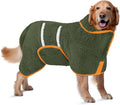 Bienbee Dog Bathrobe, Quick Drying Super Absorbent Dog Robes by Bienbee