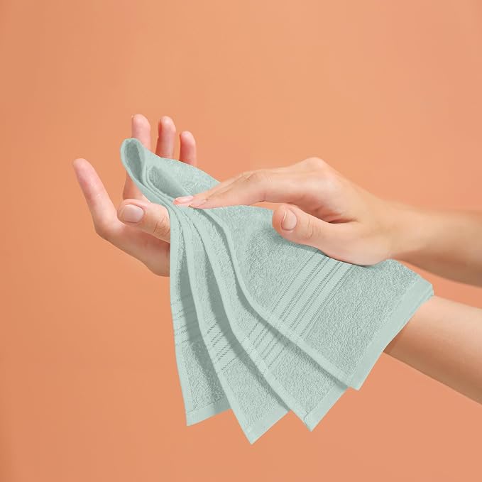 BOUTIQUO Ultra Soft Cotton 6 -Piece Hand Towel Set 16x24 Inch, Spa & General - Image 5