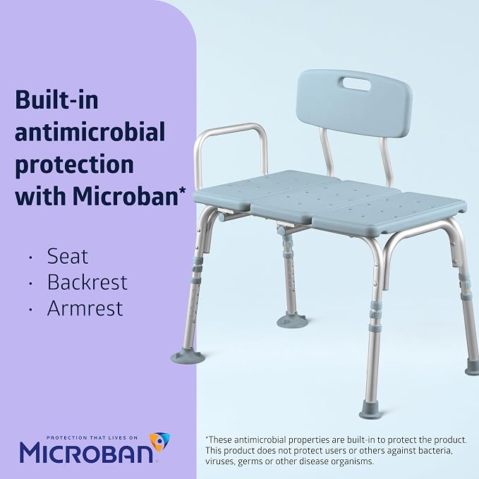 Medline Tub Transfer Bench and Shower Chair - Image 6