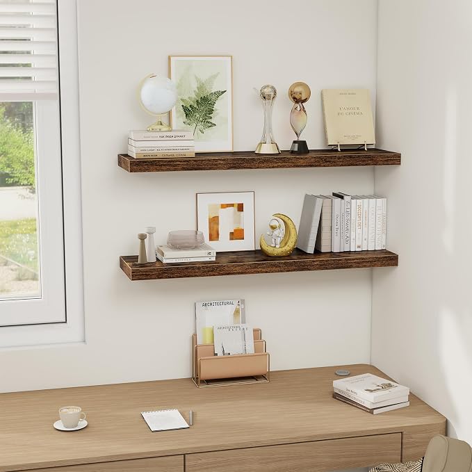 Fun Memories 36 x 8 Inch Floating Shelves - Image 2