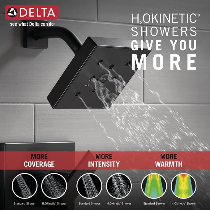 Delta Faucet Ara 3-Setting Shower Handle Diverter Trim Kit, Diverter Valve Trim - Image 4