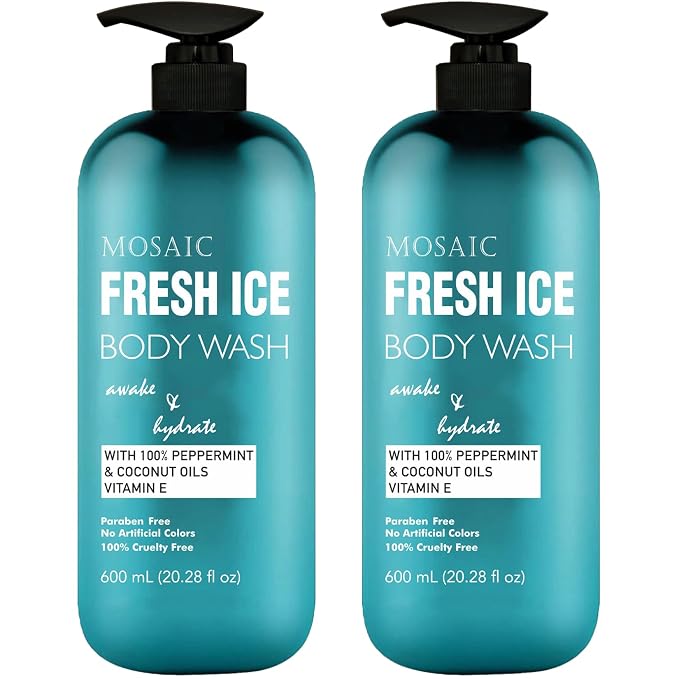 AnatoliaDaphne Fresh Ice Peppermint Body Wash and Shower Gel by AnatoliaDaphne