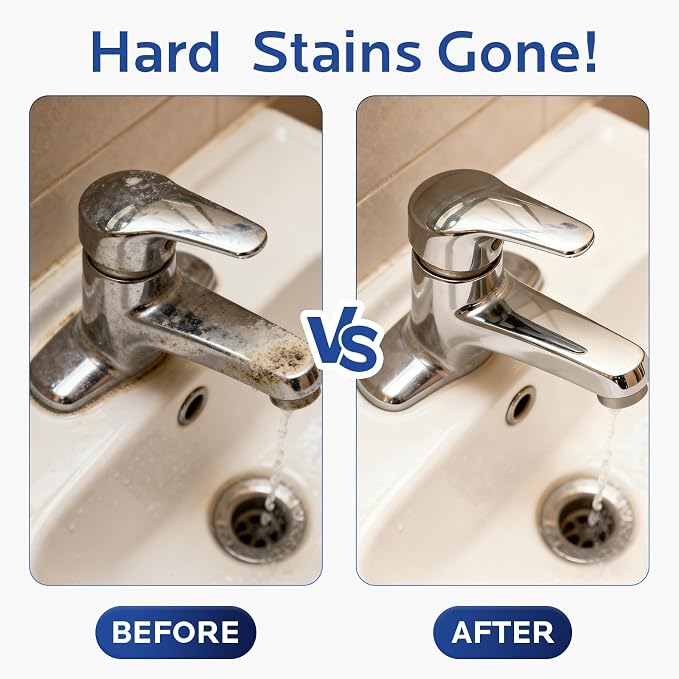 Bathroom Descaler Foam Cleaner for Hard Water Stains - Image 2