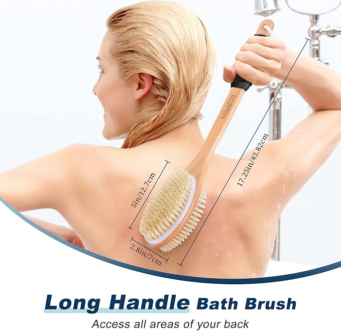 Long Handle Ergonomically Back Scrubber/Brush - Image 2