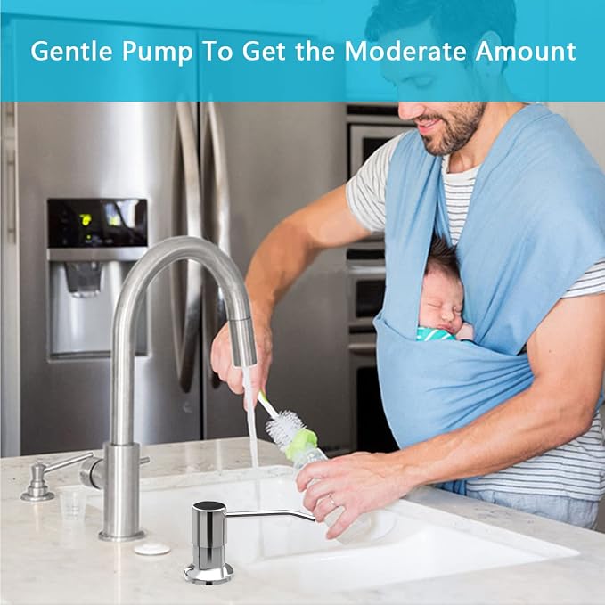 Soap Dispenser for Kitchen Sink, Kichen Sink SoapDispenser, Under Sink - Image 5