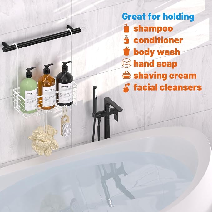 YUOROS Hanging Shower Caddy, Shower Caddies Bathroom Shower Rack Organizer - Image 6