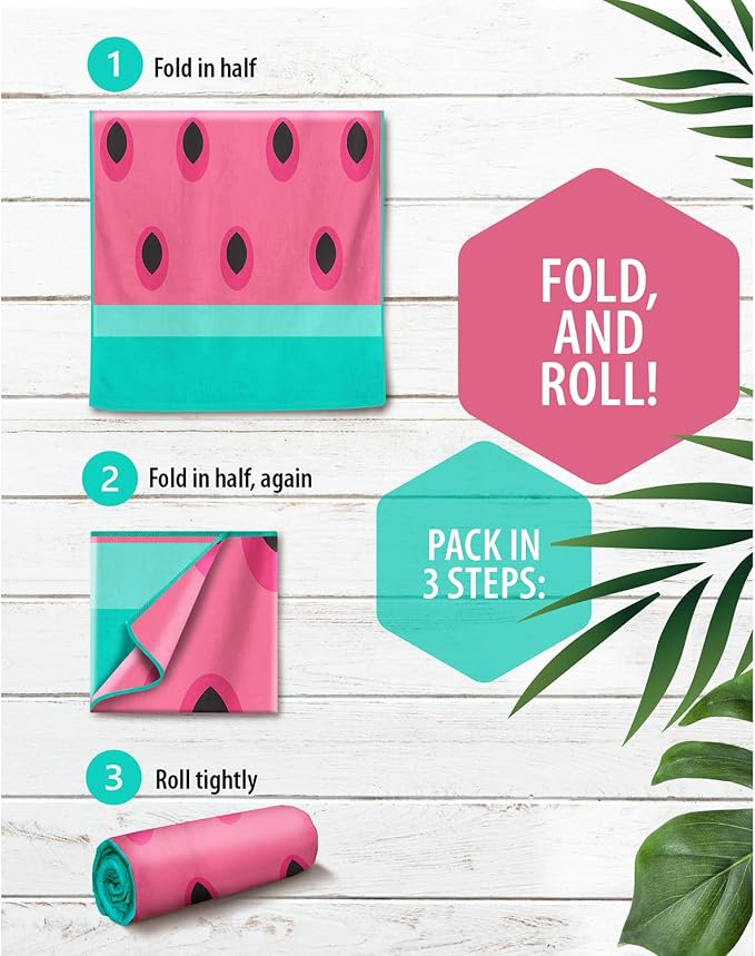 VENTURE 4TH Microfiber Beach Towel: Quick-Dry, Sandproof and Lightweight - Image 6