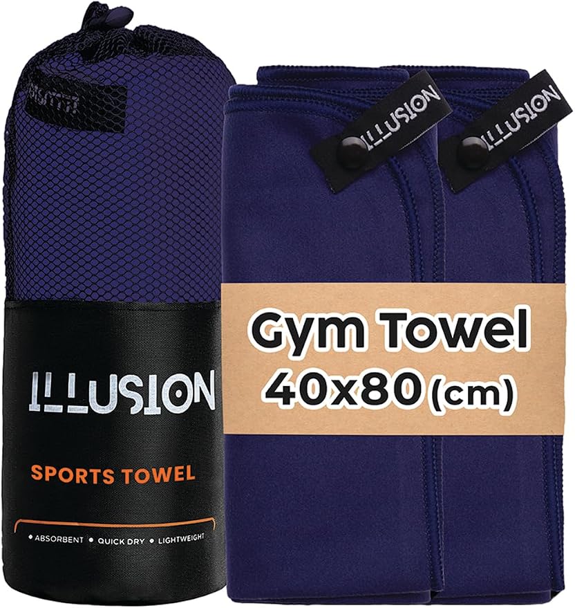 illusion Small Microfiber Gym Towels by Unknown