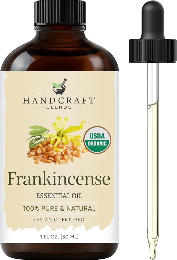 Handcraft Blends Organic Frankincense Essential Oil – 1 Fl Oz – 100% Pure and by HandcraftBlends