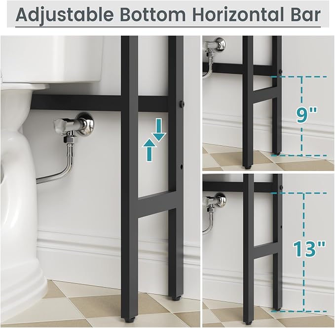 Over The Toilet Storage Cabinet, Above Toilet Bathroom Storage Cabinet - Image 8