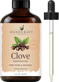 Handcraft Blends Clove Essential Oil – Huge 4 Fl Oz – 100% Pure and Natural – by HandcraftBlends
