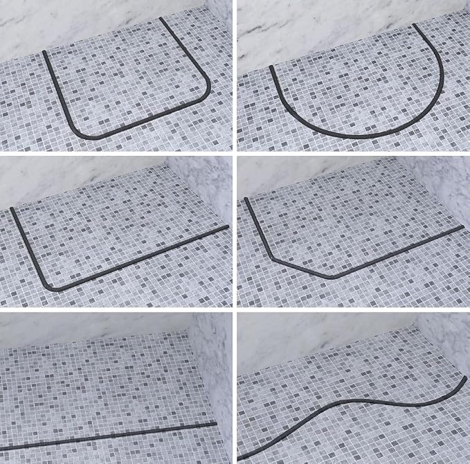 Duzzy 75 Inch Collapsible Shower Water Dam, Shower Threshold Water Stopper - Image 6