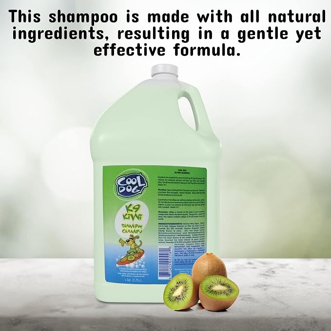 Pet Silk Cool Dog K-9 Kiwi Cucumber Shampoo, 128 Ounce - Image 3
