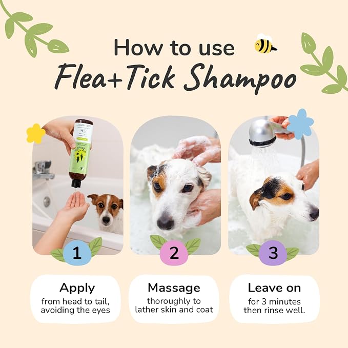 kin+kind Flea and Tick Shampoo for Dogs & Cats Vet Formulated - Image 6